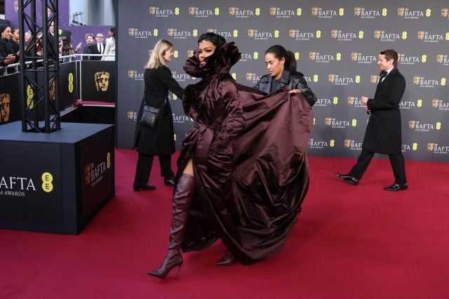 النجمة تيانا تايلور في حفل جوائز BAFTA 