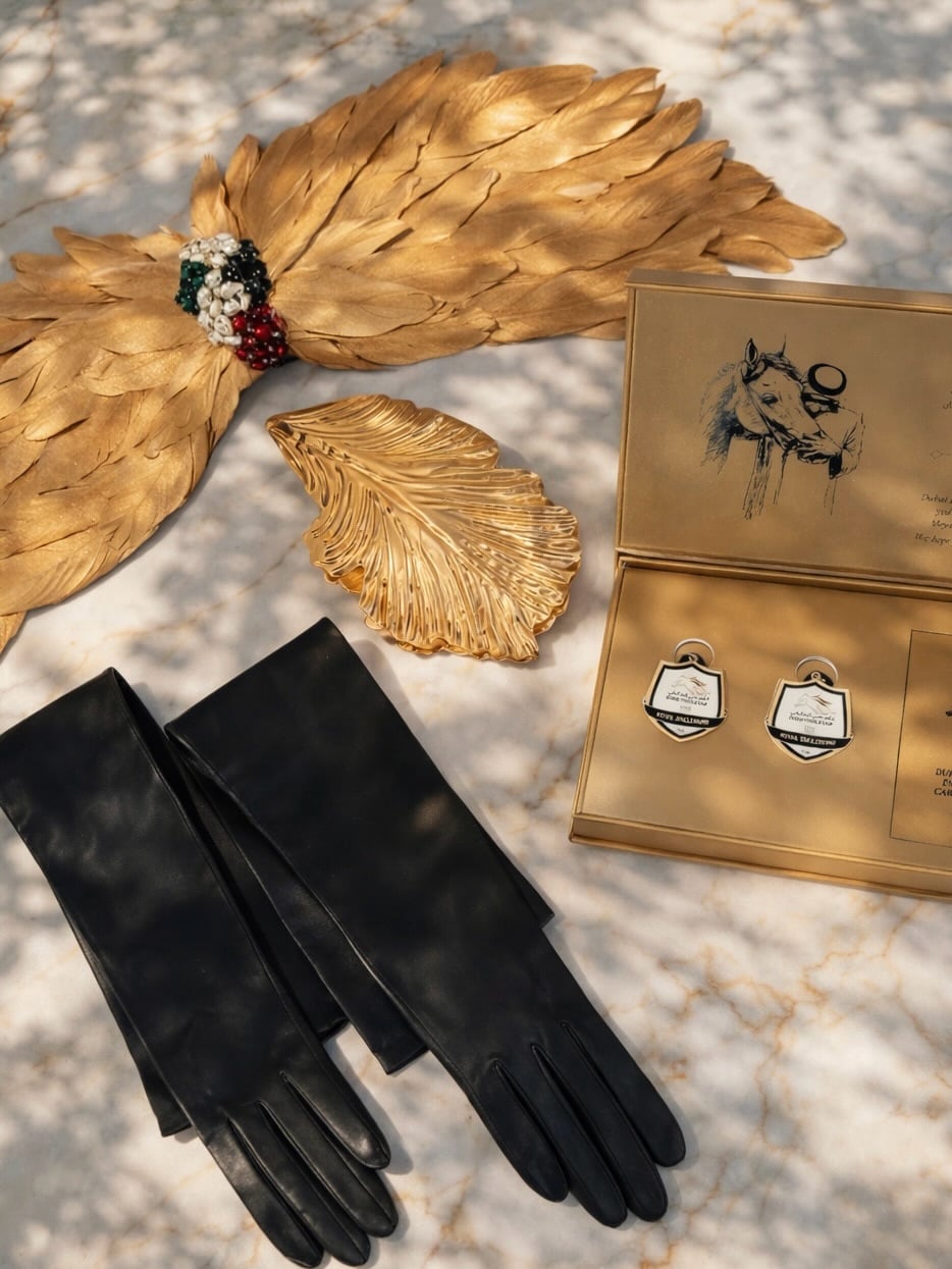 مهيرة عبد العزيز تستعرض قبعتها الذهبية 