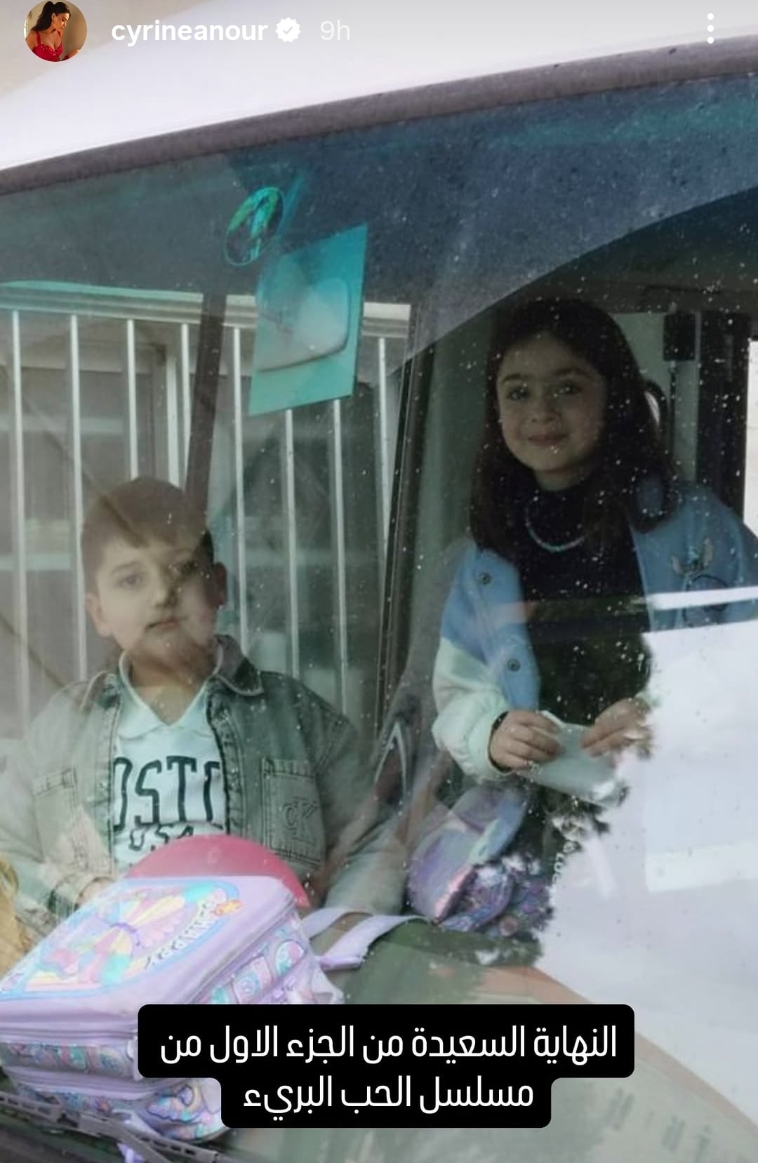 منشور سيرين عبدالنور عن ابنها