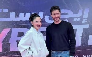 هدى المفتي وعصام عمر يدعمان أحمد مالك وسلمى أبو ضيف في فيلمهما (فيديو وصور)