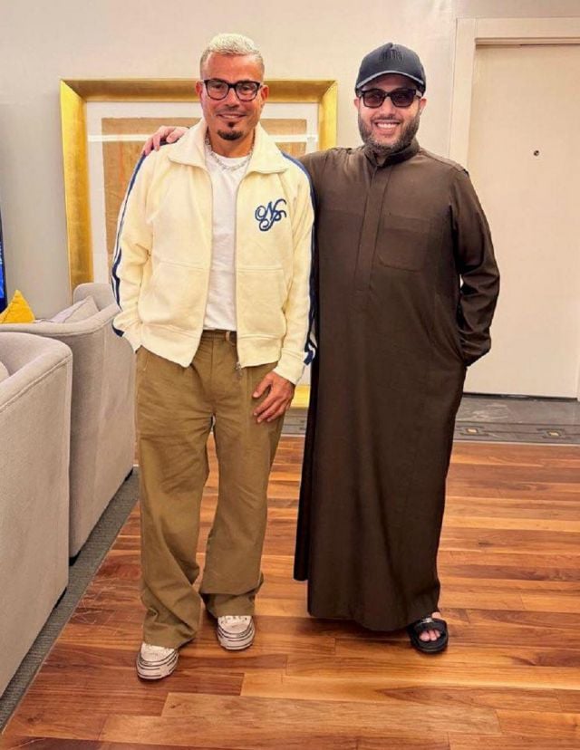 تركي آل الشيخ مع عمرو دياب