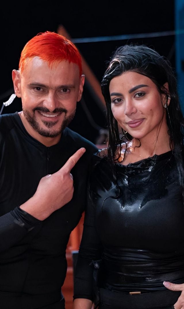 كارولين عزمي مع رامز جلال