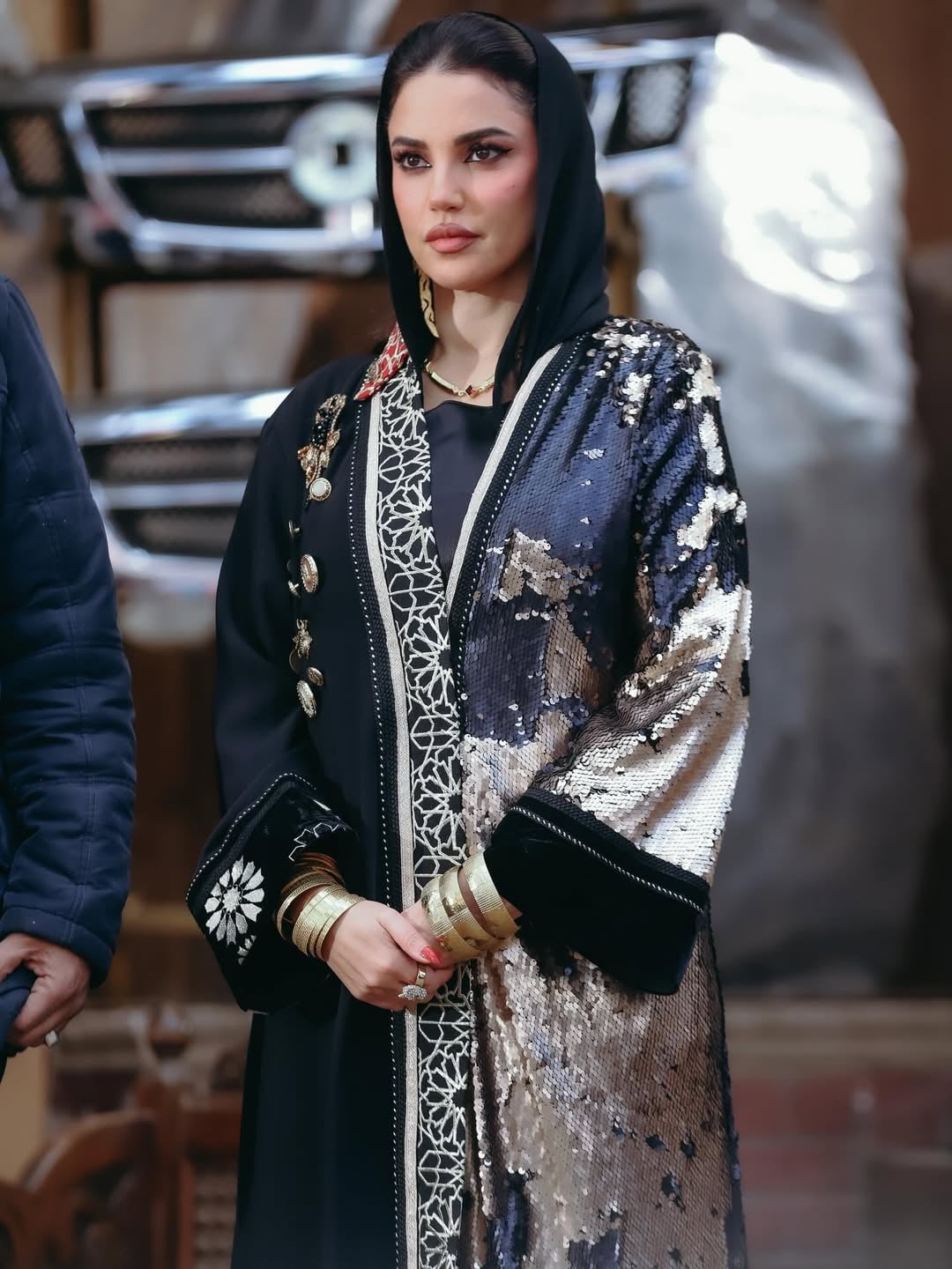 درة زروق تتألق بإطلالة محتشمة في رمضان