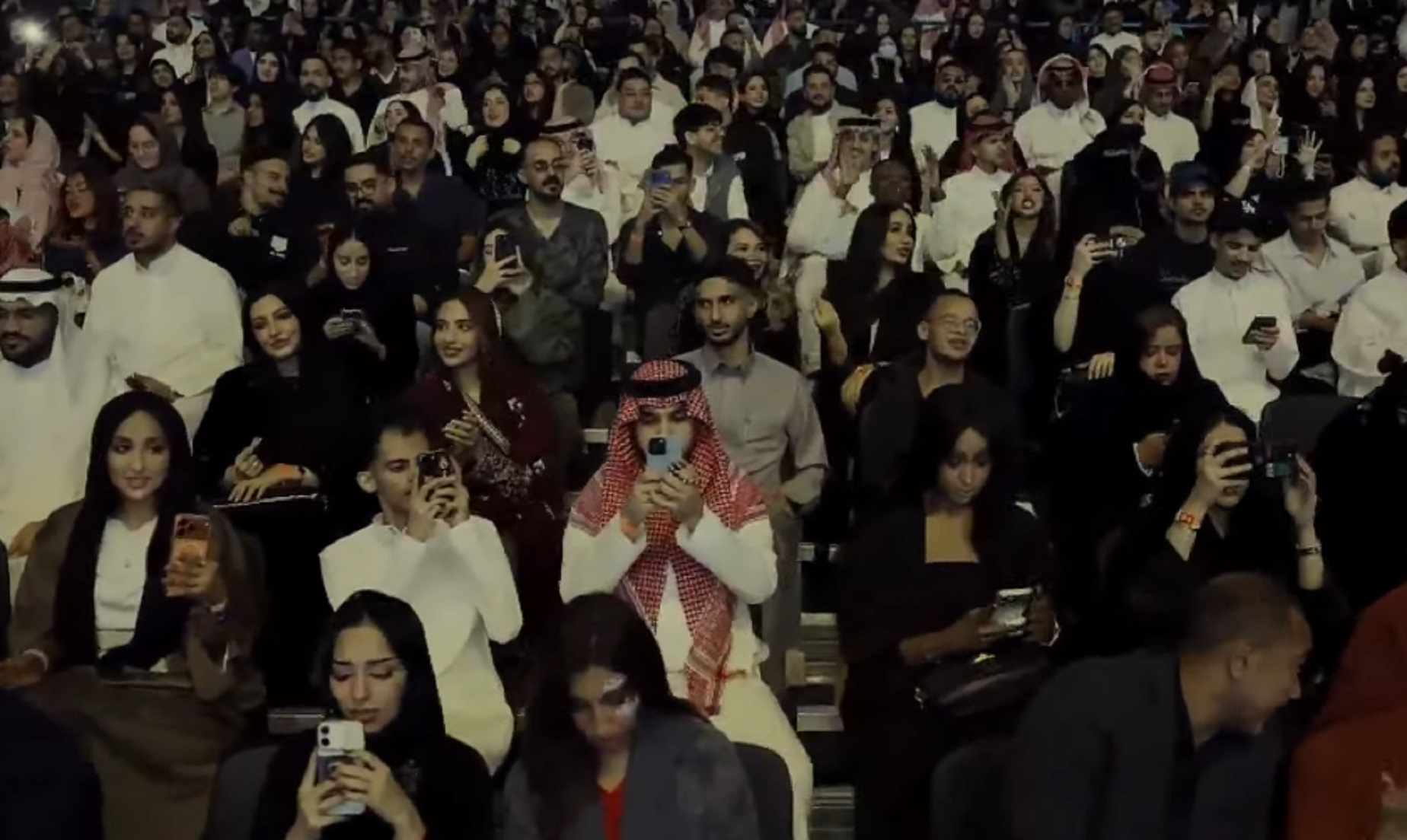 جمهور أنغام في الحفل