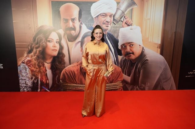  دنيا سمير غانم تدعم ريهام عبد الغفور وهشام ماجد في العرض الخاص لفيلمهما (صور)