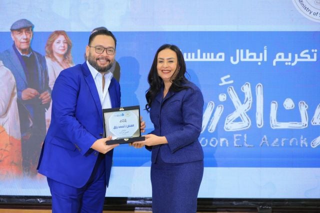  تكريم أحمد رزق عن مسلسل 