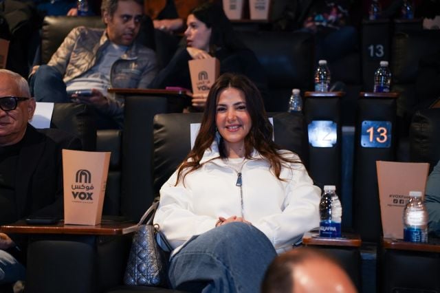 دنيا سمير غانم في العرض الخاص للفيلم