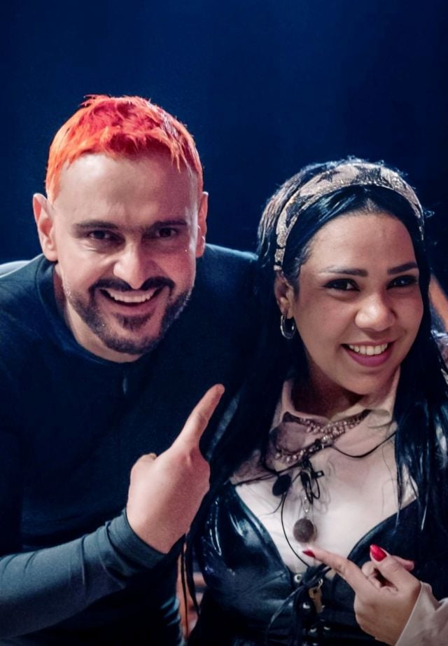 شيماء سيف مع رامز جلال