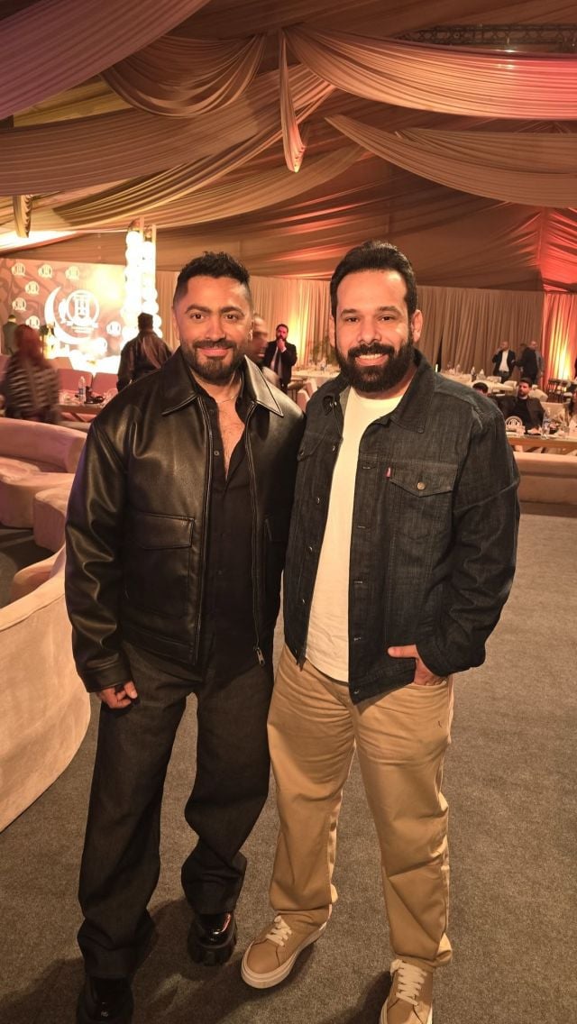 تامر حسني مع خالد فرج