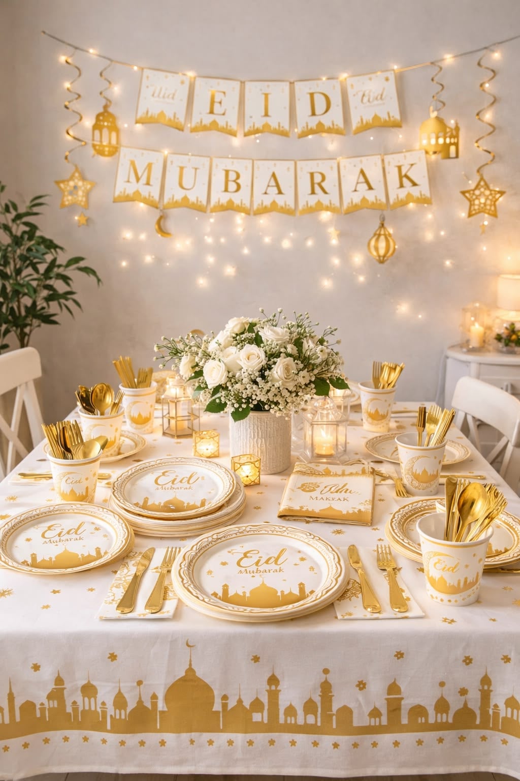 زينة العيد لغرفة الطعام