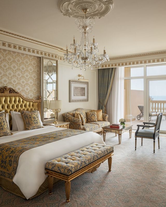 غرفة Raffles Club Ocean Room