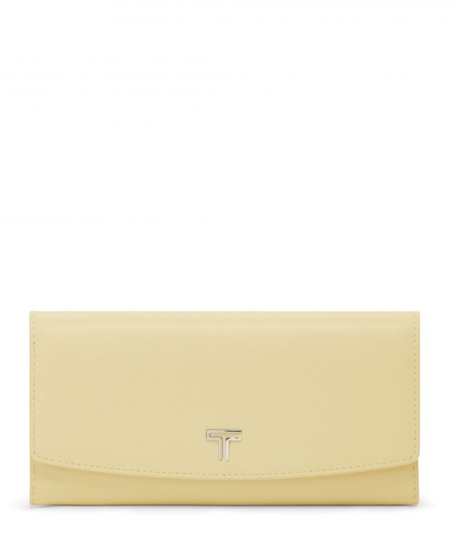 Belden SLG Continental Flap Wallet-Washed Yellow