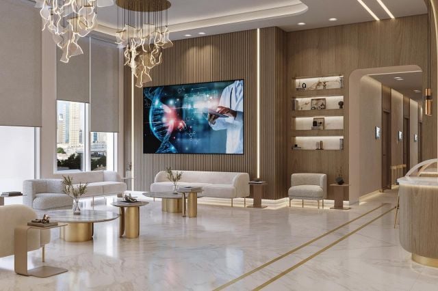 عيادة Grand European Clinic وجهة جديدة لا مثيل لها للفخامة الطبية في قلب مدينة الحبتور