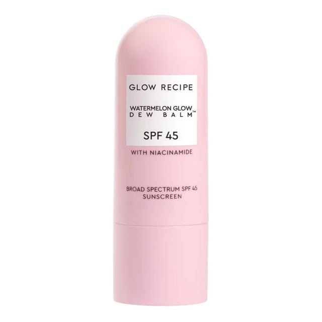 واقٍ شمسي Watermelon Glow Niacinamide Dew Balm Sunscreen Stick- SPF 45 من Glow Recipe