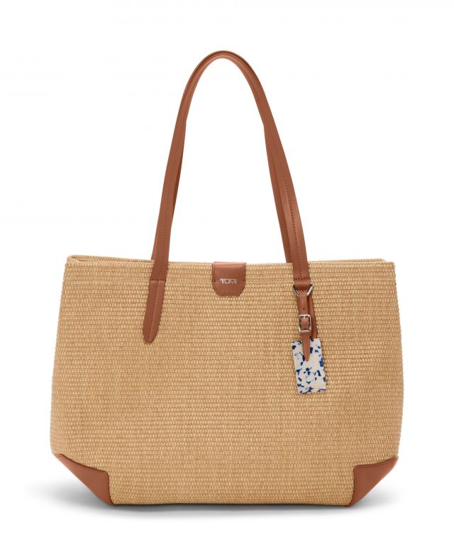 Olas Milos Woven Tote- Natural