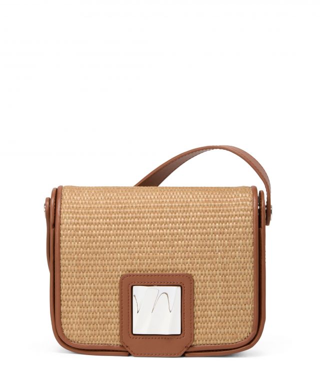 Olas Small Shoulder Bag - Natural 