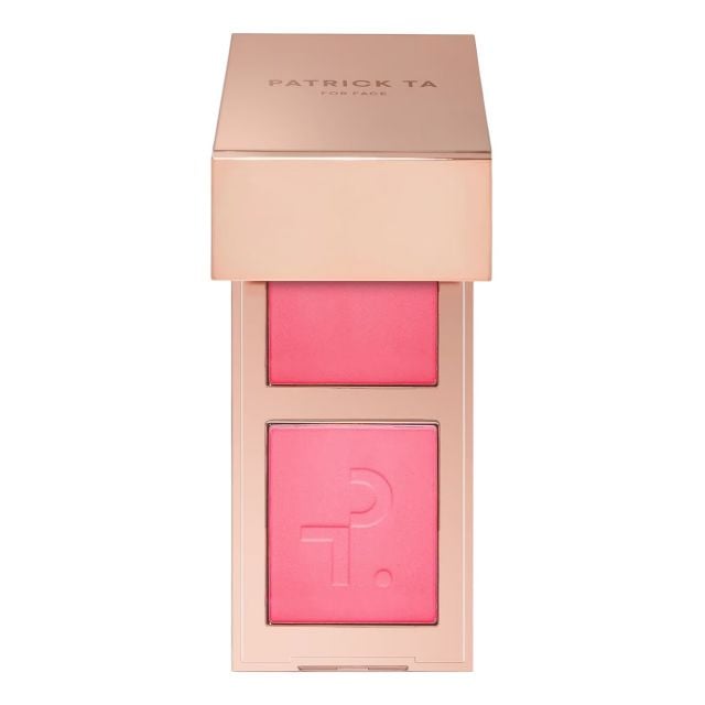أحمر خدود Mini Major Headlines Double-Take Crème and Powder Blush Duo منPatrick Ta 