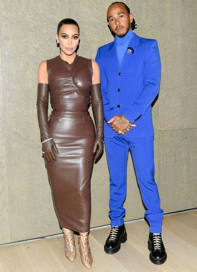 كيم كارداشيان ولويس هاميلتون