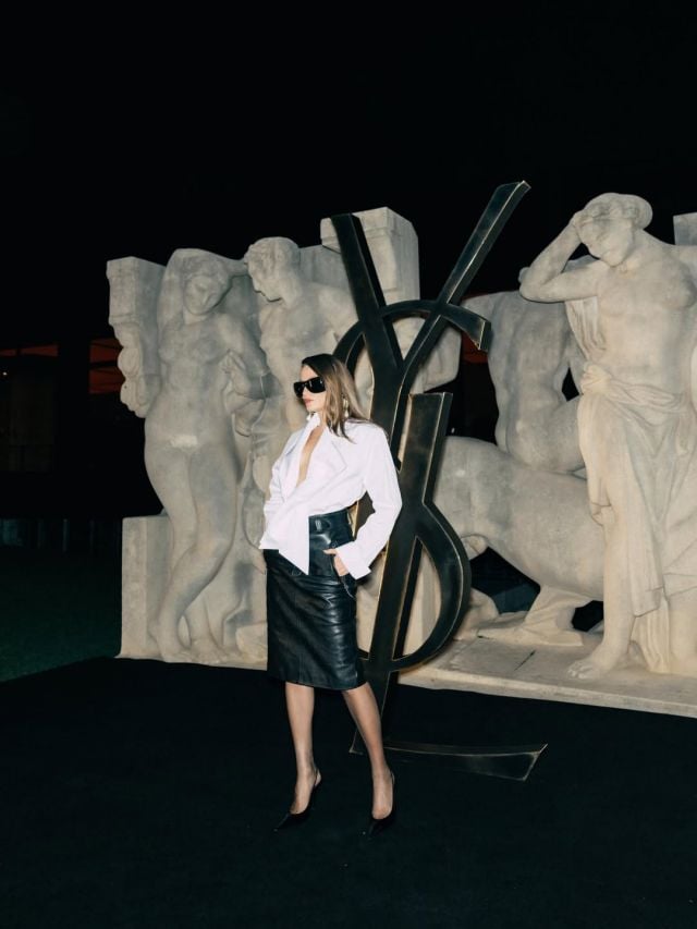 أناقة سيريناي ساريكايا في أسبوع الموضة في باريس