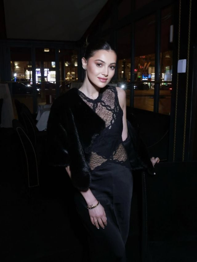 الأسود عنوان أناقة دانا الحلاني في يومها المميز