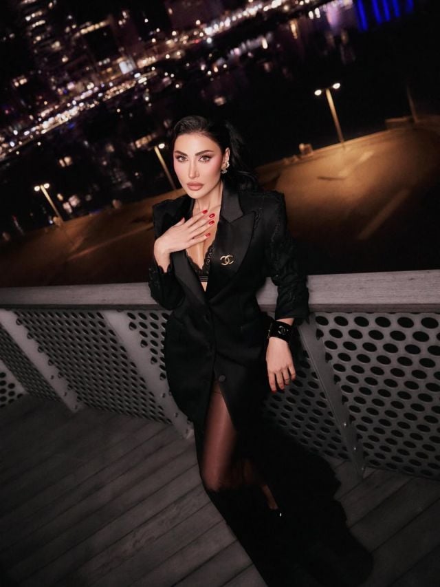 إطلالة جريئة بلمسة فاخرة… هبة نور تبرز بأسلوب عصري