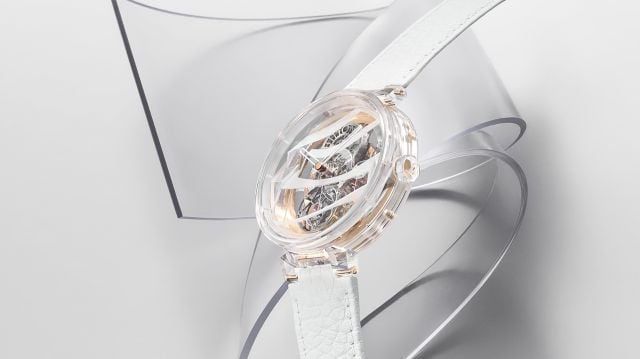 ساعة Tambour Moon Saphir Tourbillon