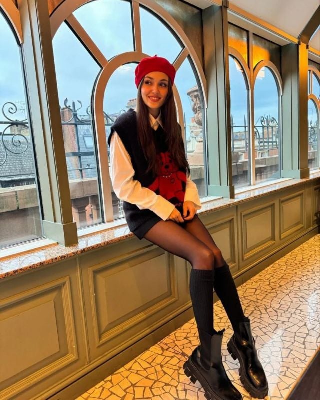 هاندة أرتشيل في منزلها بلندن