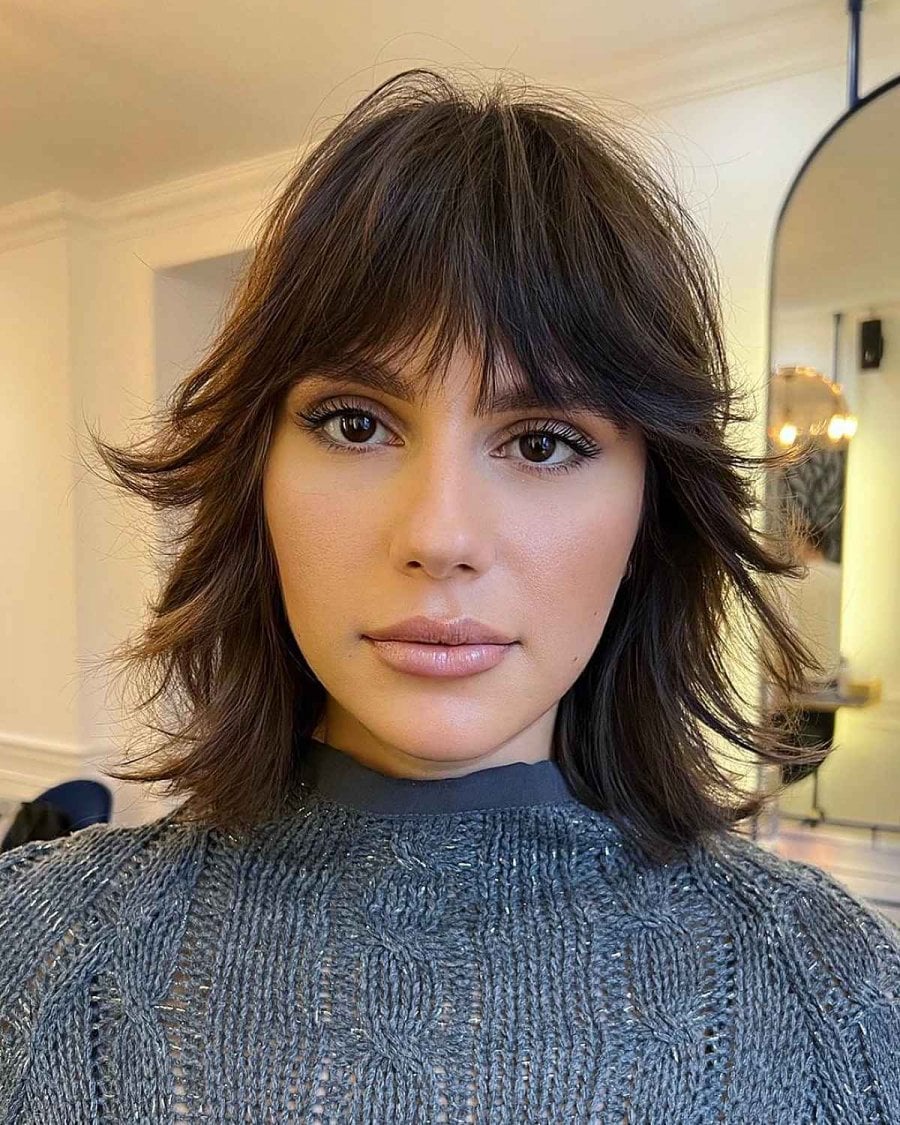 قصات شعر قصير مدرج