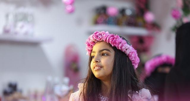 الاحتفال بمهرجان الطائف للورد