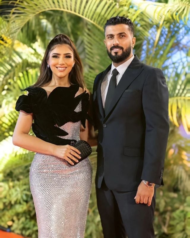 محمد سامي يفاجئ زوجته مي عمر في تصوير فيلمها بالمجر