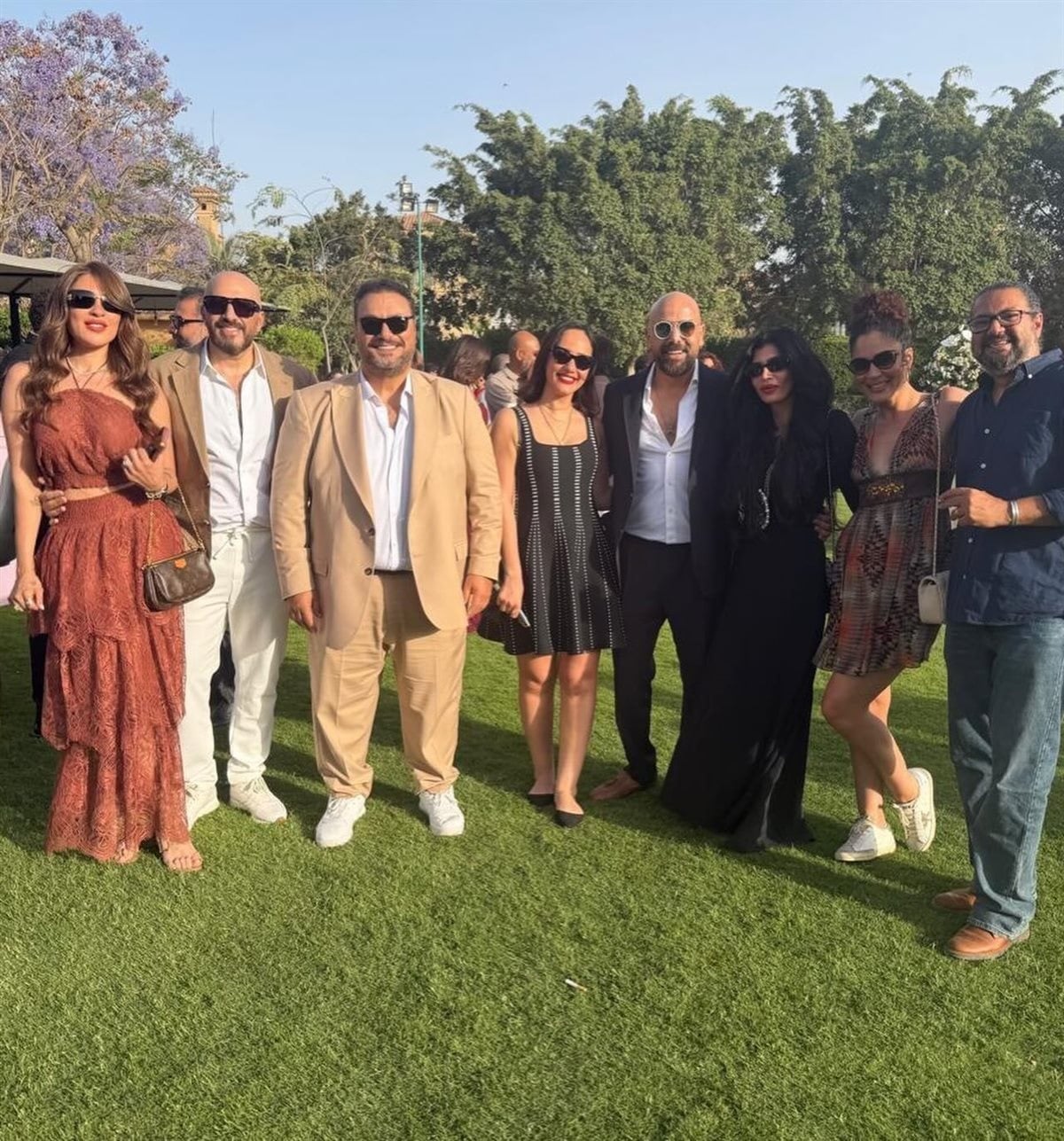 النجوم في زفاف هاني خليفة