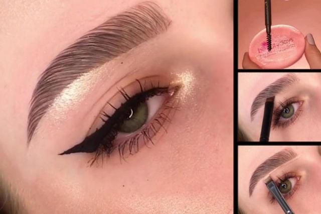 طريقة رسم الحواجب