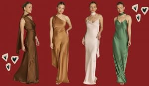 فساتين الساتان تتصدر موضة ربيع وصيف 2026