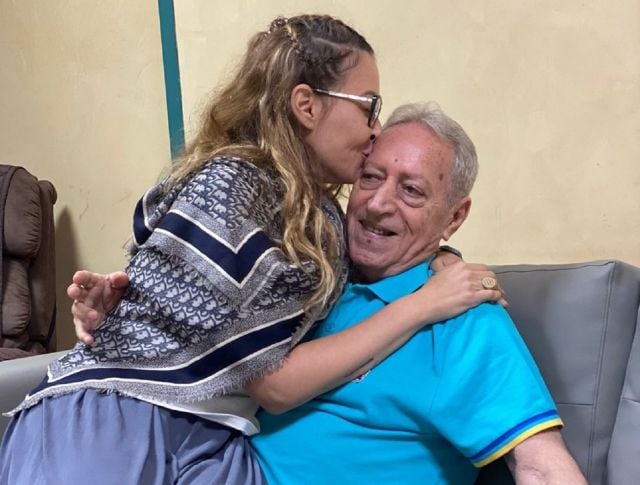 منة شلبي ووالدها