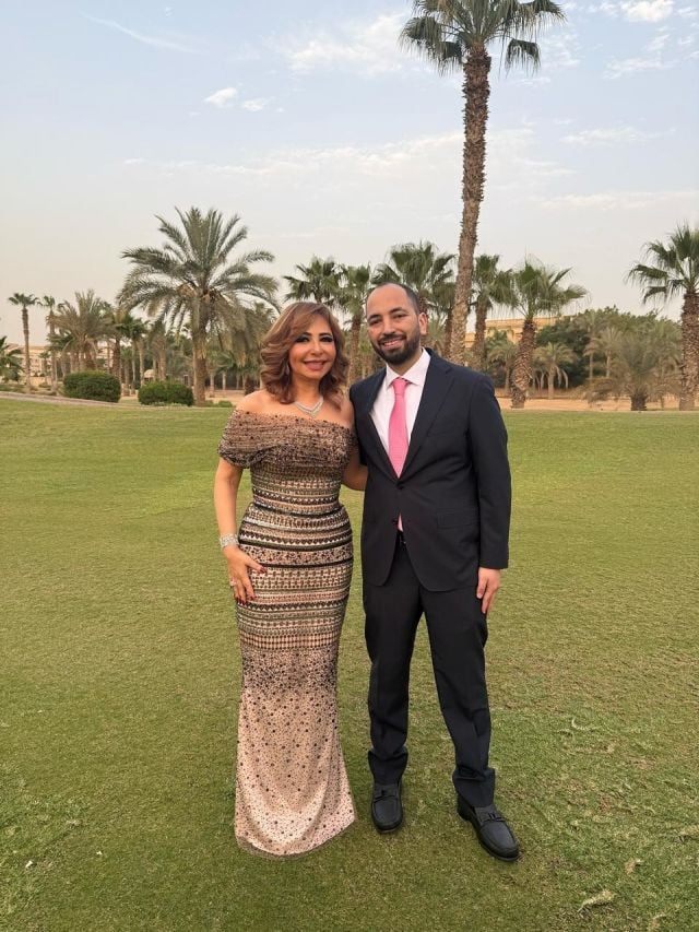 لميس الحديدي مع نجلها نور