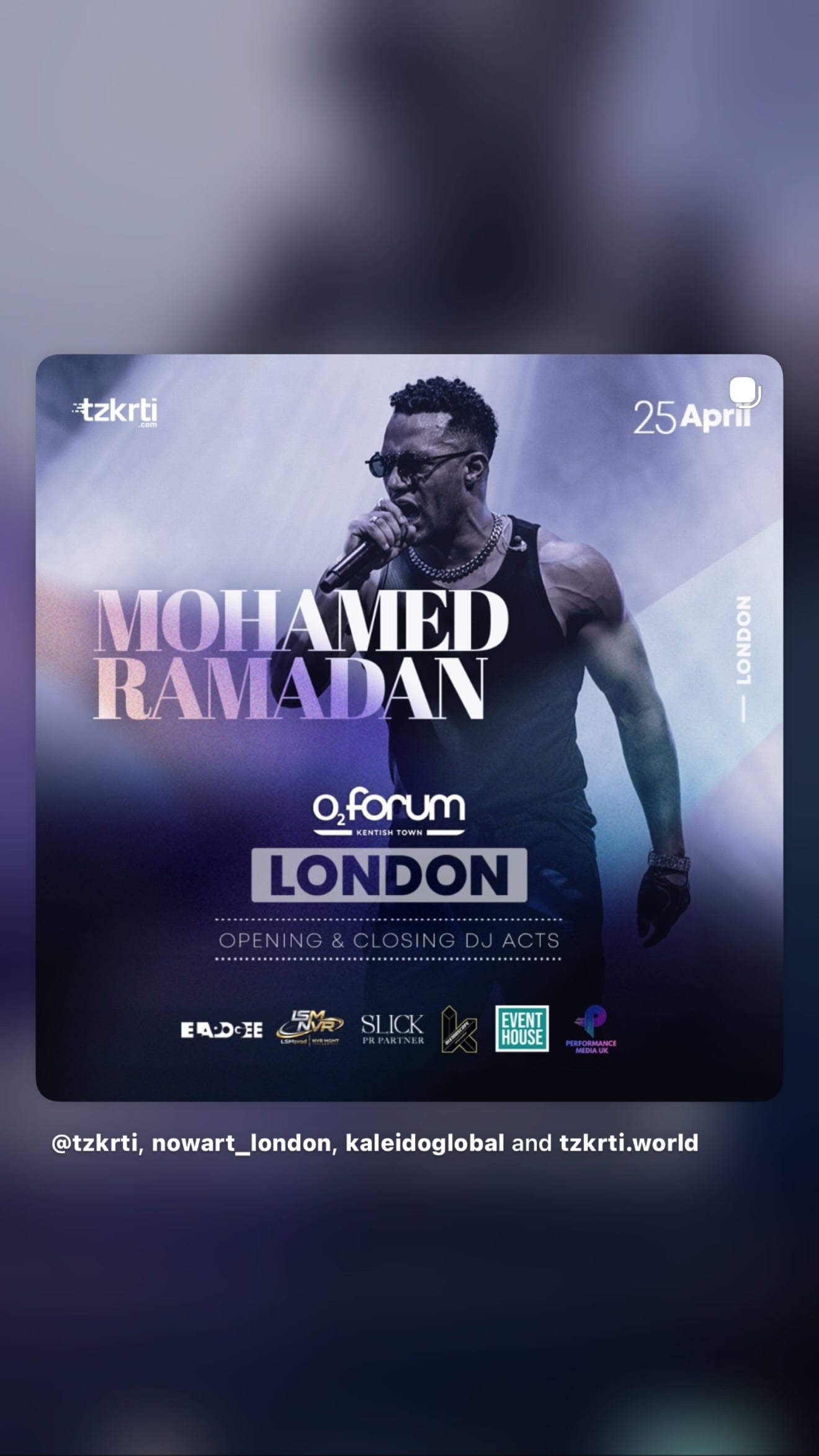 بوستر حفل محمد رمضان