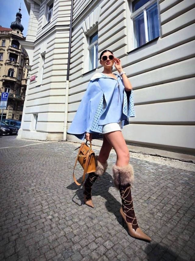 مي عمر بإطلالة أنيقة وتفاصيل جذابة