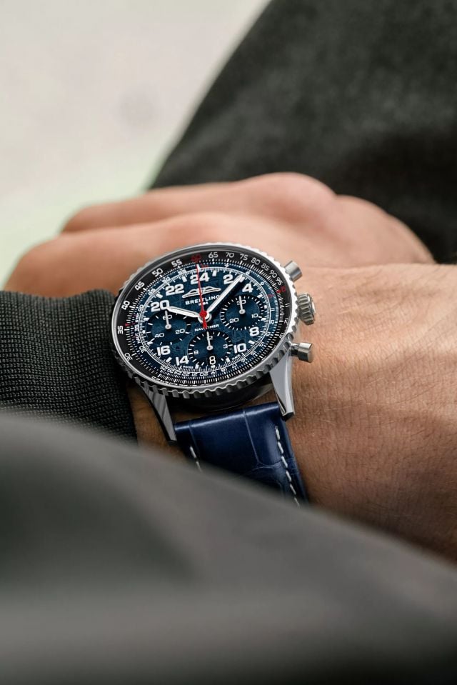 ساعة جديدة من Breitling بميناء من حجر النيزك