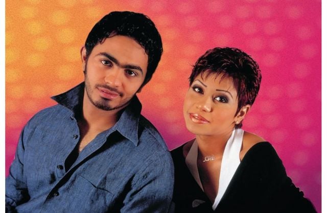 تامر وشيرين في بدايتهما