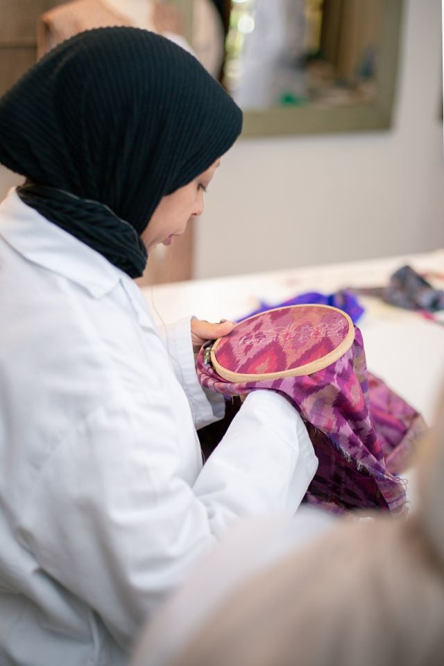 فنّ التطريز اليدوي