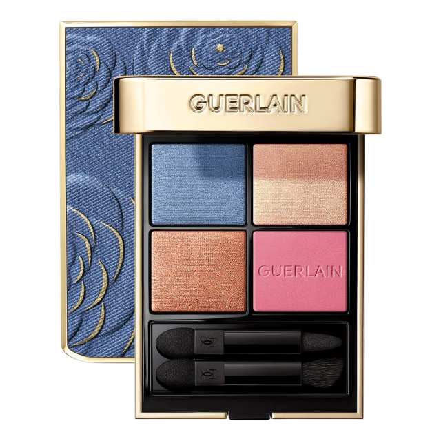 ظلال عيون Ombres G Denim Blossom Eyeshadow Quad – Limited Edition من Guerlain