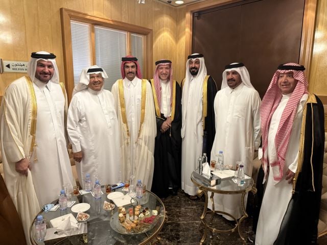 سالم الهندي في حفل زفاف نجل محمد عبده