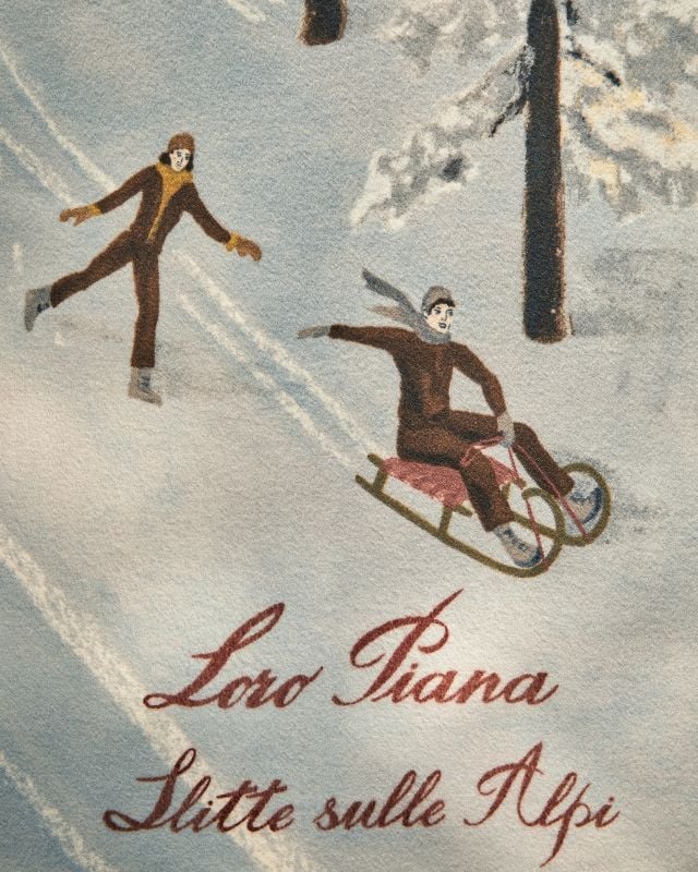 أسبوع التصميم 2026 من Loro Piana: زلاجات الثلج