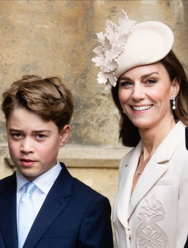 كيت ميدلتون مع ابنها الأمير جورج