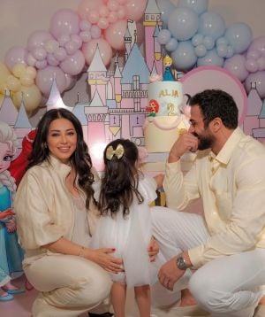 رحمة رياض تنشر المزيد من صور ابنتها الوحيدة