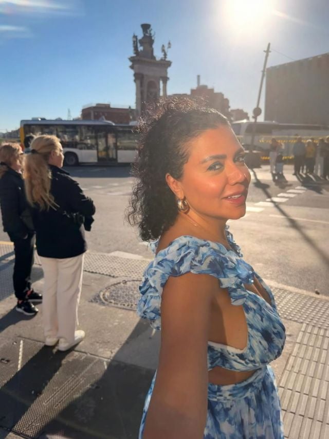 رانيا يوسف في برشلونة 