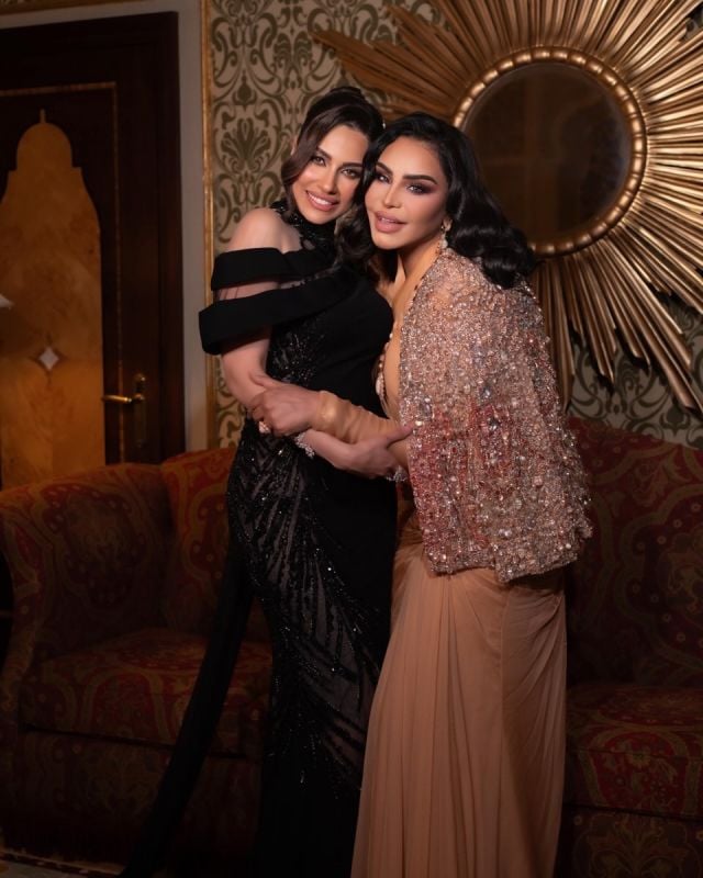 أناقة استثنائية لأحلام وإلهام علي في ليلة مميزة