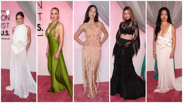 إطلالات جريئة لنجمات هوليوود في حفل Fashion Trust US