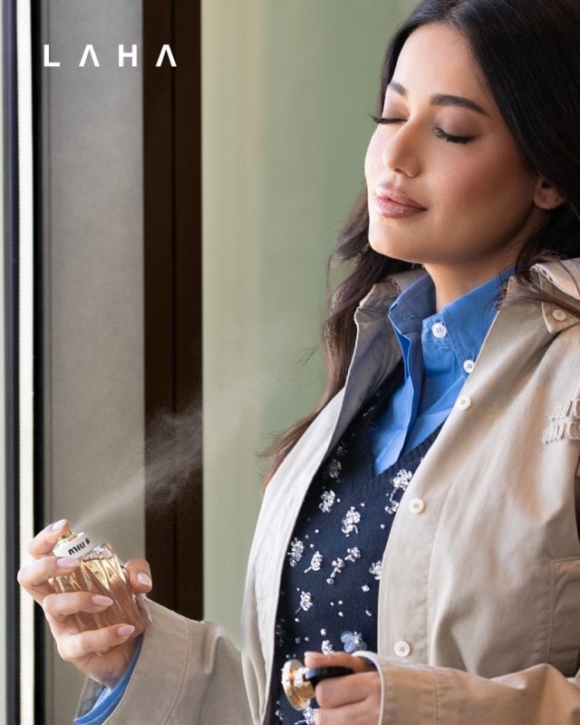 رحمة رياض وعطر Miutine من Miu Miu Beauty