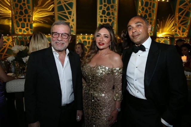 ليلى علوي وشريف منير في الحفل